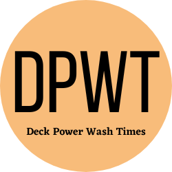 Deck Power Wash Times